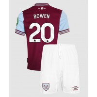 Maglia Calcio West Ham United Jarrod Bowen #20 Prima Divisa Bambino 2024-25 Manica Corta (+ pantaloncini)